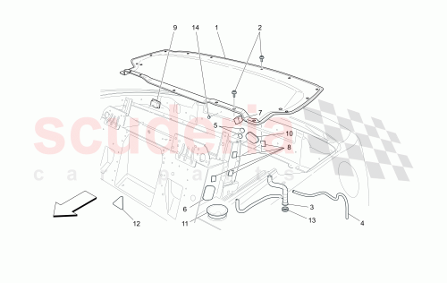 Part Diagram for Maserati 83073400
