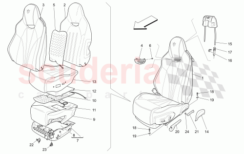 Part Diagram for Maserati 959716101
