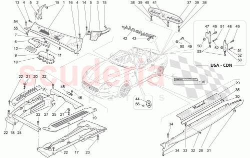 Part Diagram for Maserati 980138279