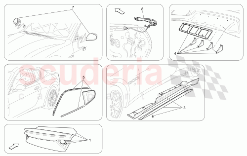 Part Diagram for Maserati 940000720