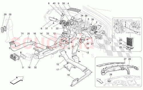Part Diagram for Maserati 66527416