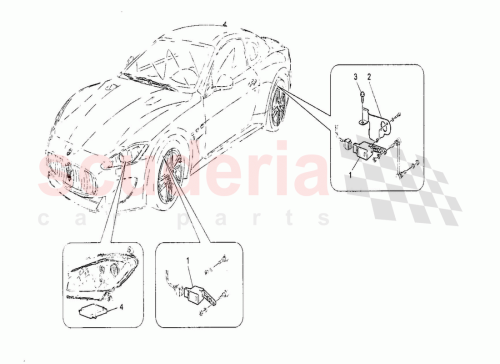 Part Diagram for Maserati 231063