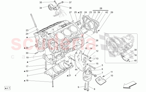 Part Diagram for Maserati 315337