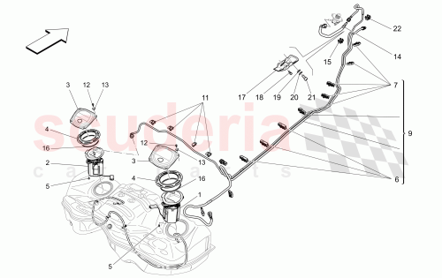 Part Diagram for Maserati 670031943
