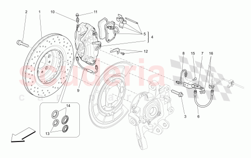 Part Diagram for Maserati 670005715