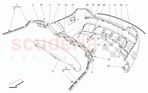 Part Diagram for Maserati 675005470