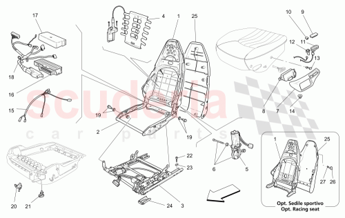 Part Diagram for Maserati 982980901