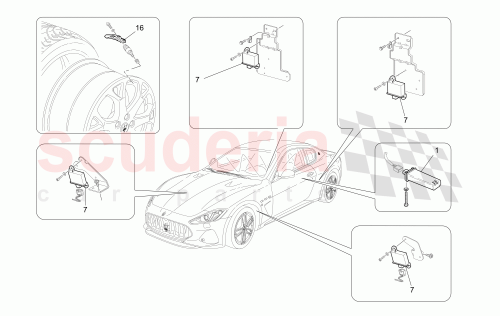 Part Diagram for Maserati 777770