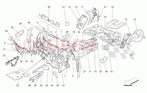 Part Diagram for Maserati 670006204