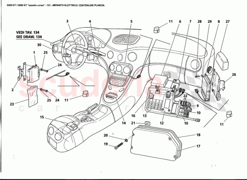 Part Diagram for Maserati 383301211