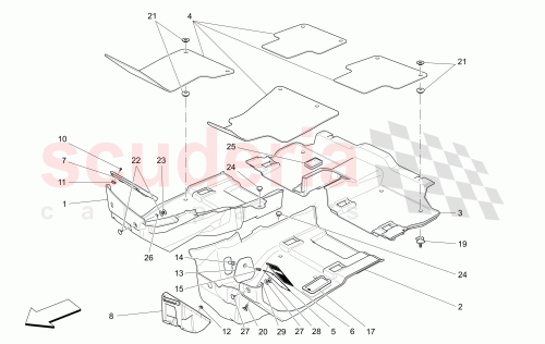 Part Diagram for Maserati 670085995