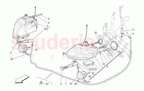 Part Diagram for Maserati 980139799