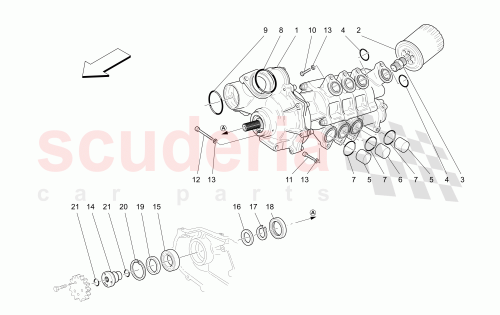 Part Diagram for Maserati 14306424