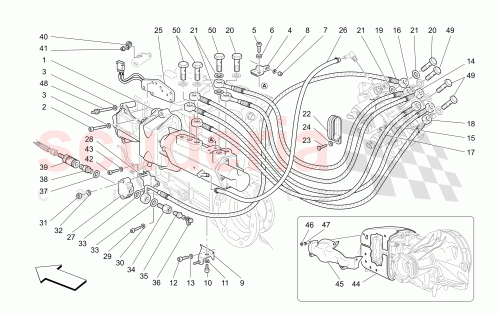 Part Diagram for Maserati 204545