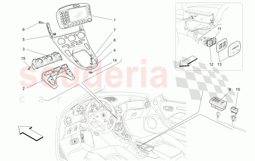 Part Diagram for Maserati 186257