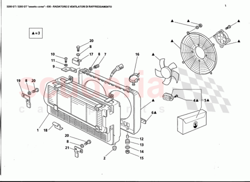 Part Diagram for Maserati 15958807