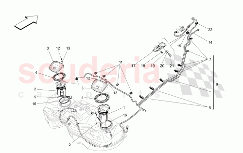Part Diagram for Maserati 670001397