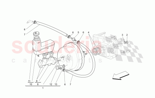 Part Diagram for Maserati 302220611