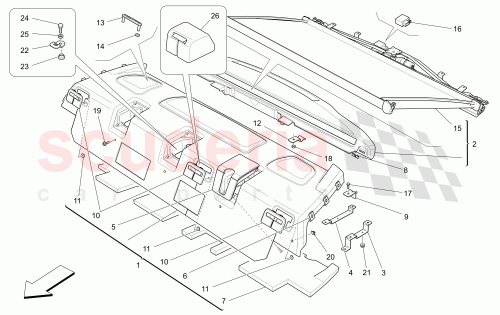 Part Diagram for Maserati 670022345