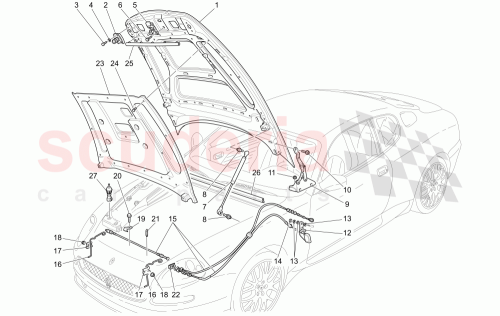 Part Diagram for Maserati 46401657