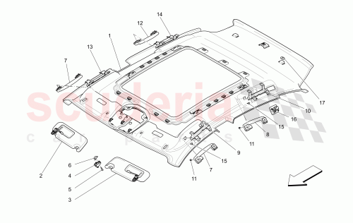 Part Diagram for Maserati 670047395