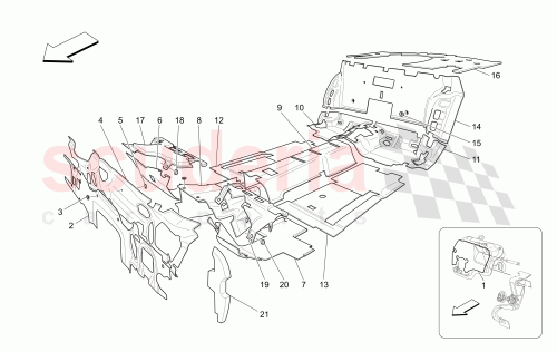 Part Diagram for Maserati 80310400