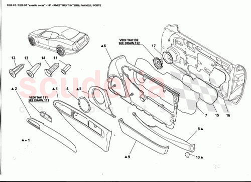 Part Diagram for Maserati 9810080