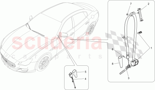 Part Diagram for Maserati 670012504