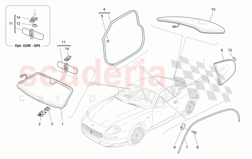 Part Diagram for Maserati 67035800
