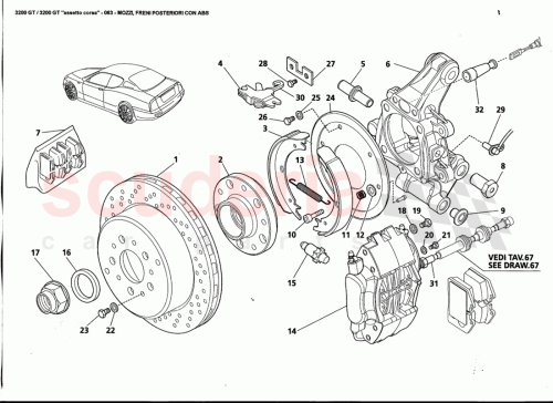 Part Diagram for Maserati 387000386