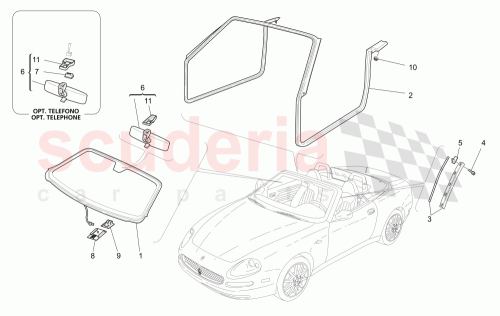 Part Diagram for Maserati 66721300