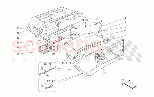 Part Diagram for Maserati 66915920