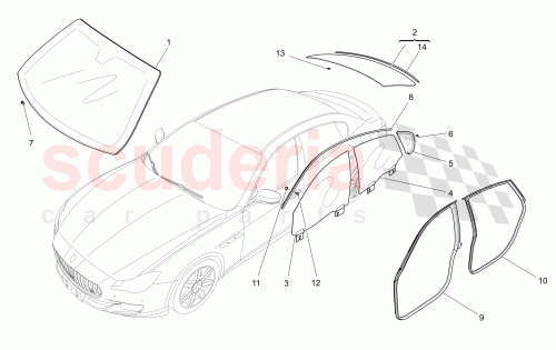Part Diagram for Maserati 673009075