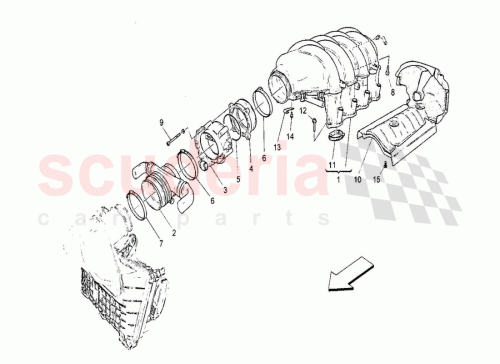 Part Diagram for Maserati 215889