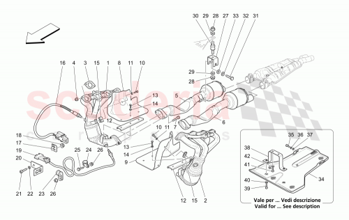 Part Diagram for Maserati 182868