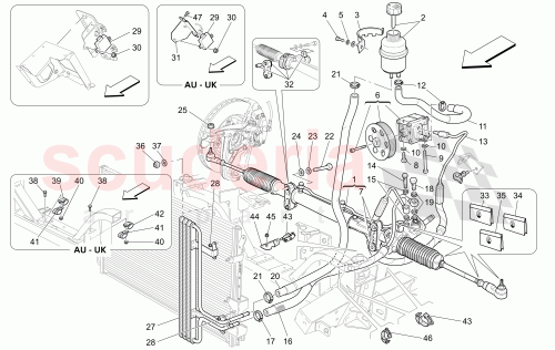 Part Diagram for Maserati 299496