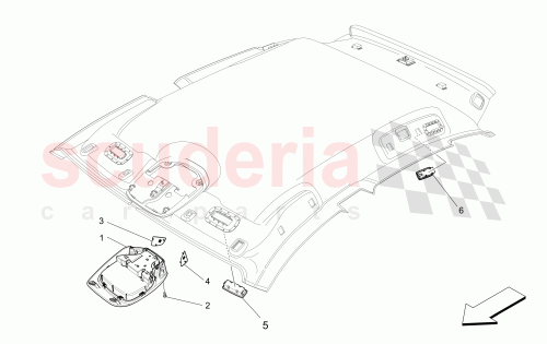 Part Diagram for Maserati 670063327
