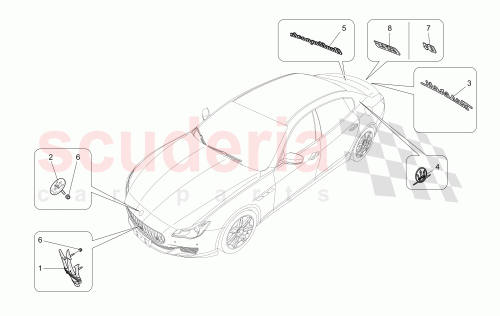 Part Diagram for Maserati 670005431
