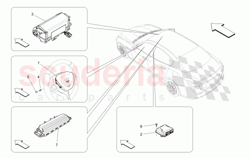 Part Diagram for Maserati 670033888
