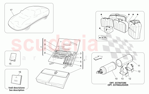 Part Diagram for Maserati 69500800