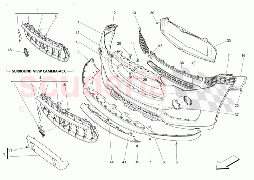 Part Diagram for Maserati 670033498