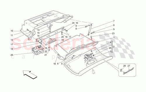 Part Diagram for Maserati 68346700