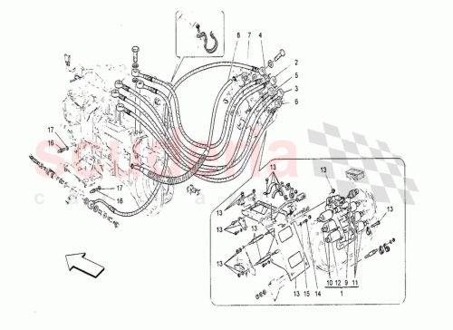 Part Diagram for Maserati 260548