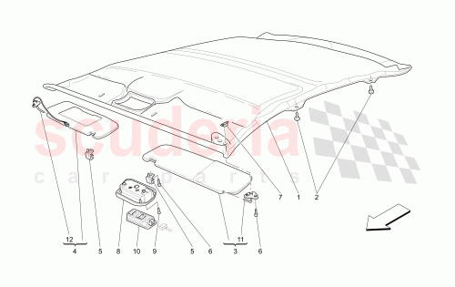 Part Diagram for Maserati 981205430