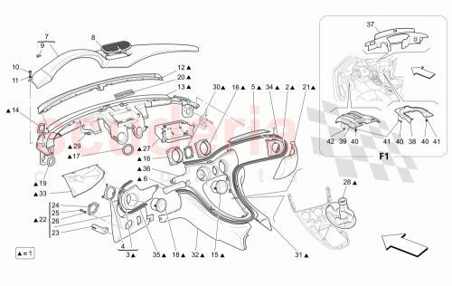 Part Diagram for Maserati 981104311