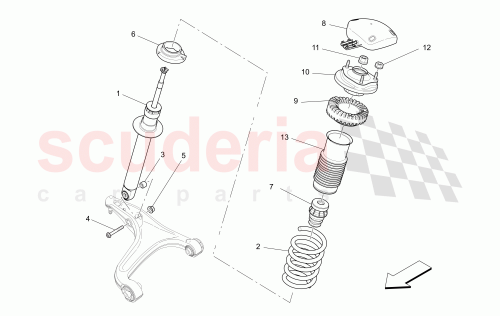 Part Diagram for Maserati 670005455