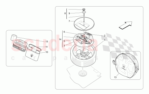 Part Diagram for Maserati 265550