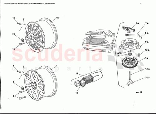 Part Diagram for Maserati 387201362