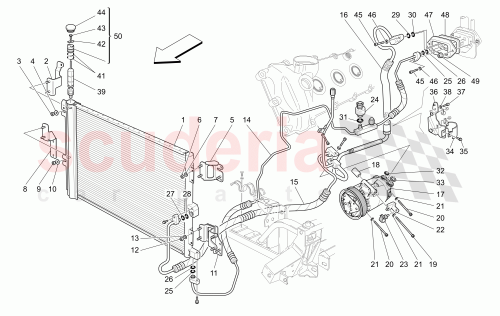 Part Diagram for Maserati 89310600