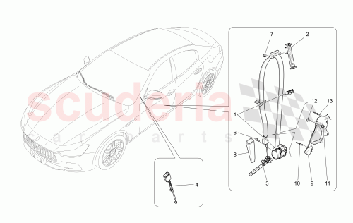 Part Diagram for Maserati 670021641